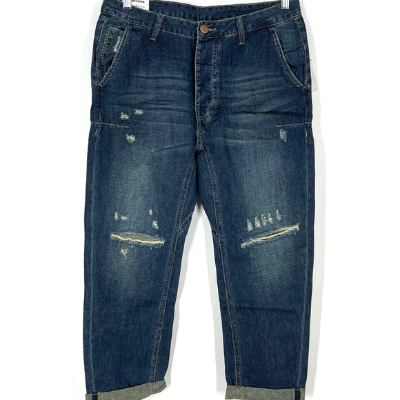 Man X One Teaspoon Mr Browns Jeans Indigo Men's 32R NWT - Picture 12 of 12